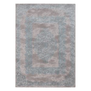 Lara 704 kék modern mintás szőnyeg  80x300 cm