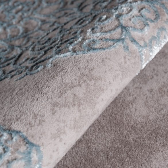 Lara 704 kék modern mintás szőnyeg 80x150 cm