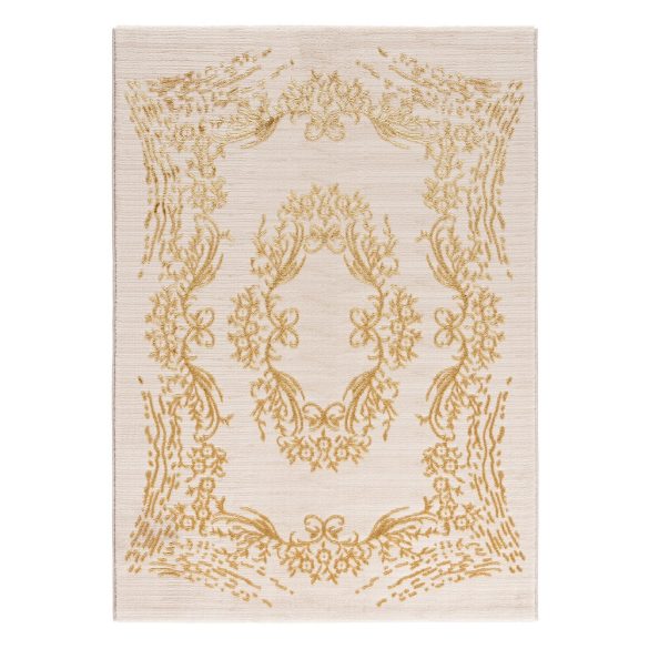 Lara 705 arany klasszikus mintás szőnyeg  80x150 cm