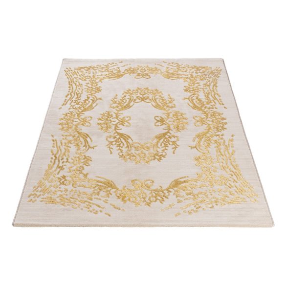 Lara 705 arany klasszikus mintás szőnyeg  80x300 cm