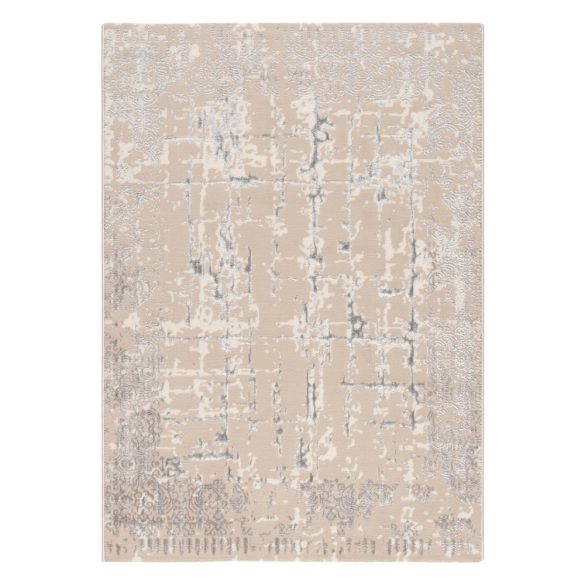 Lara 706 szürke modern mintás szőnyeg  80x150 cm