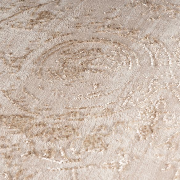 Lara 800 bézs klasszikus mintás szőnyeg  80x300 cm