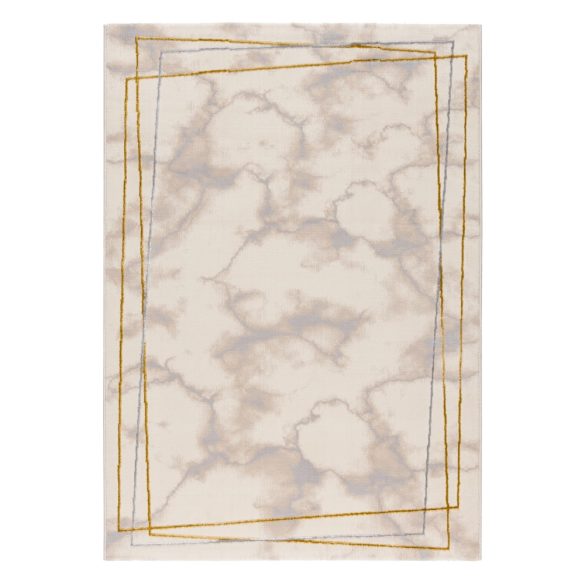 Lara 802 arany modern márvány mintás szőnyeg 120x170 cm