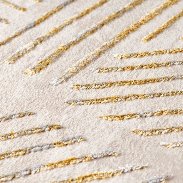 Lara 803 arany modern mintás szőnyeg 200x290 cm
