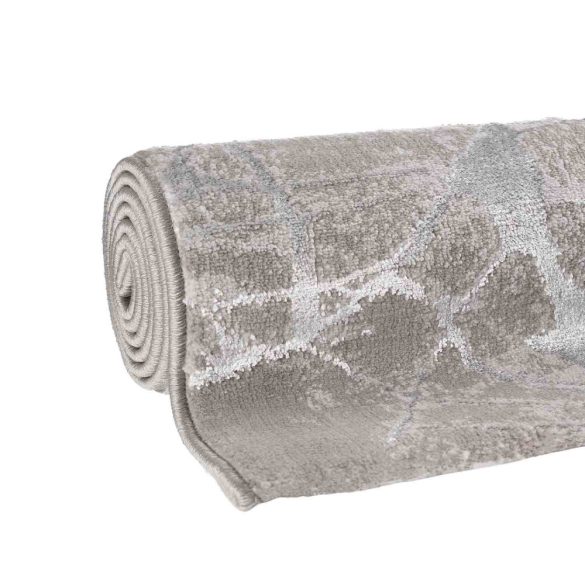 Lara 805 sötétezüst márvány mintás szőnyeg  80x300 cm