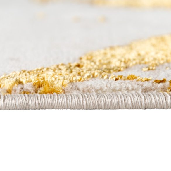 Lara 805 arany márvány mintás szőnyeg  80x300 cm