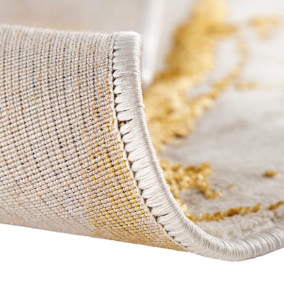 Lara 805 arany márvány mintás szőnyeg  80x300 cm