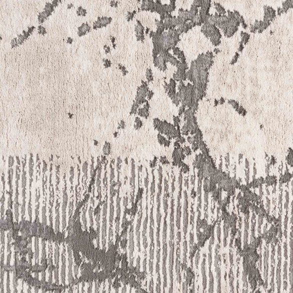 LEXA 1000 bézs szőnyeg szürke márvány mintával 160x210 cm