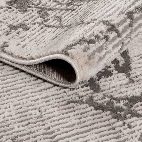 LEXA 1000 bézs szőnyeg szürke márvány mintával 200x290 cm