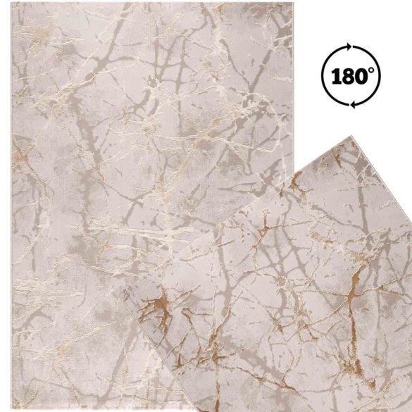 LEXA 3000 krém szőnyeg krém márvány mintával 120x170 cm