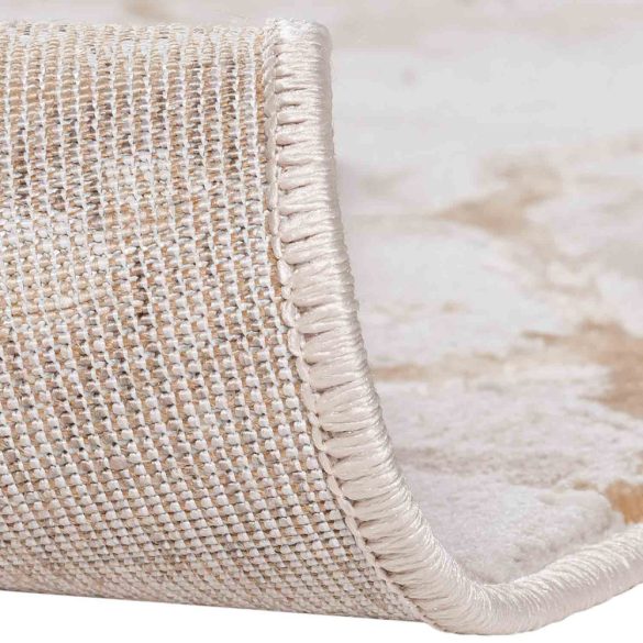 LEXA 3000 krém szőnyeg krém márvány mintával  80x300 cm