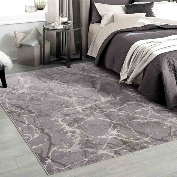 LEXA 3000 szürke szőnyeg szürke márvány mintával 200x290 cm