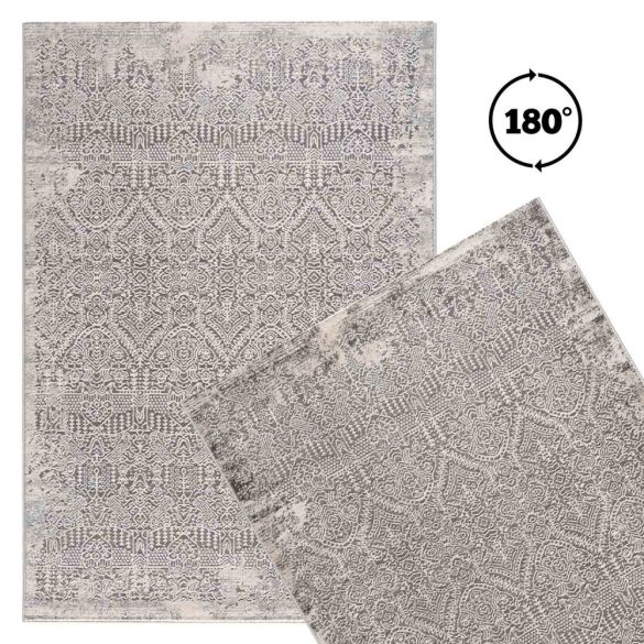 LEXA 5000 szürke vintage stílusú szőnyeg  80x150 cm