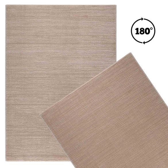 LIMA 1050 minta nélküli bézs szőnyeg  80x300 cm