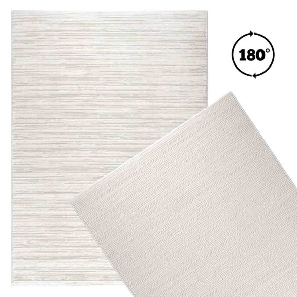 LIMA 3050 minta nélküli krém szőnyeg 120x170 cm