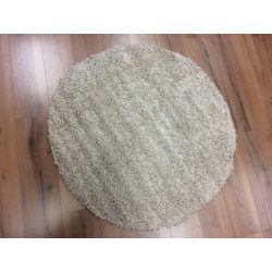 SH Loca bézs színű kerek szőnyeg 120 cm-es átmérővel