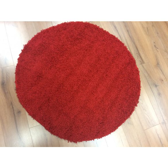 SH Loca piros színű kerek szőnyeg 120 cm-es átmérővel