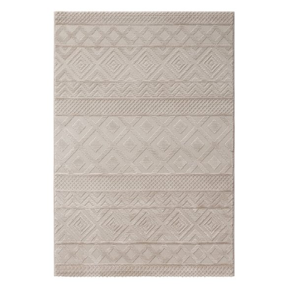 Luxury 6100 bézs modern mintás szőnyeg  80x150 cm