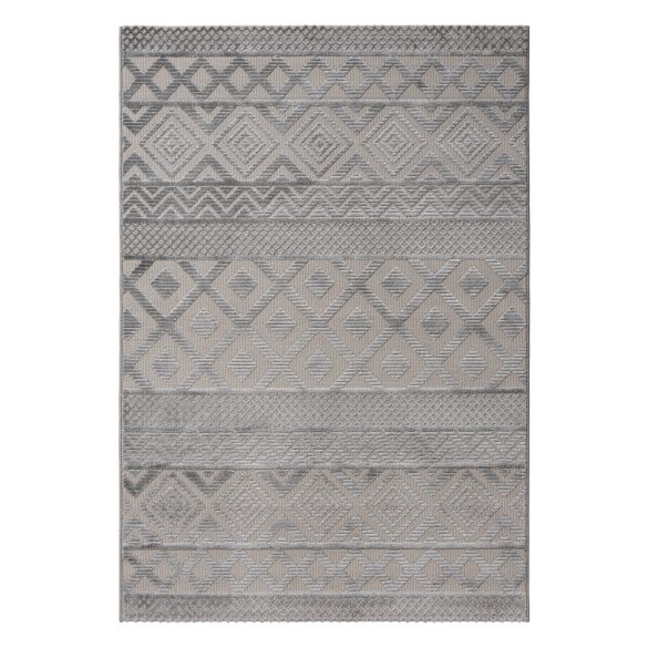 Luxury 6100 szürke modern mintás szőnyeg  80x300 cm