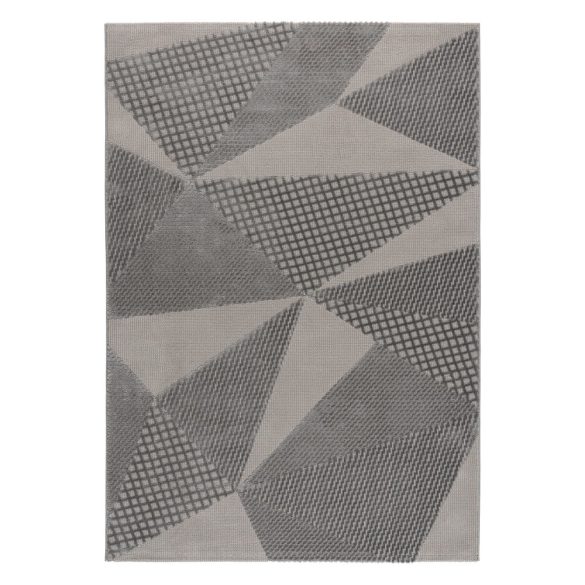 Luxury 6300 szürke modern mintás szőnyeg  80x150 cm