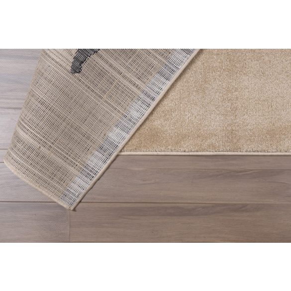 Pasztel gyerekszőnyeg M209A_SFU61 bézs alapon pingvines 200x280 cm