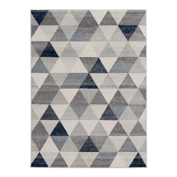 Montana 3710 kék modern mintás szőnyeg  80x150 cm