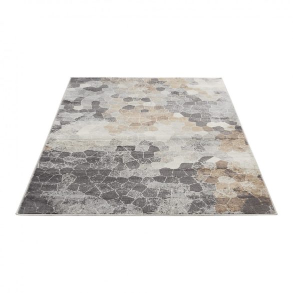 Montana 3712 barna modern mintás szőnyeg  80x150 cm