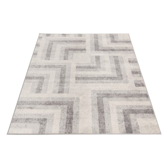 Montana 3754 szürke-bézs modern mintás szőnyeg  80x150 cm