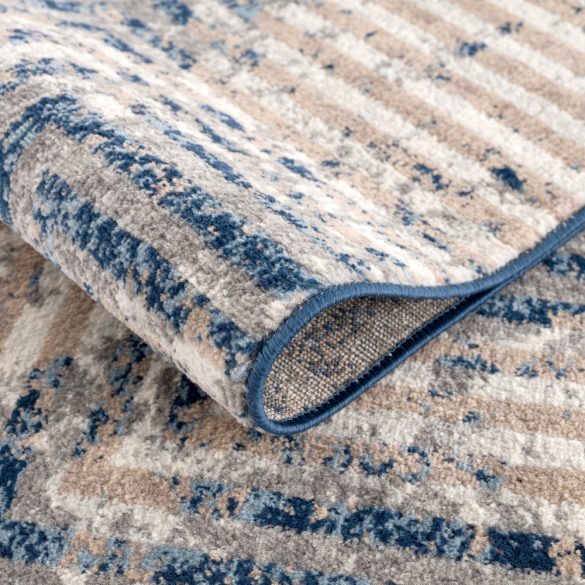 Montana 3760 kék-bézs modern mintás szőnyeg 200x290 cm