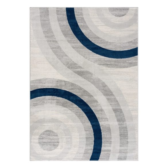 Montana 3762 kék-szürke modern mintás szőnyeg  80x150 cm