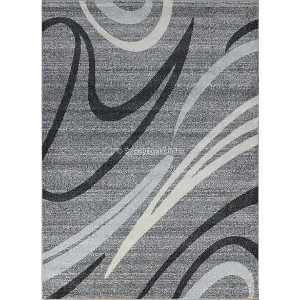 Monte Carlo 1280 sötétszürke vonalas szőnyeg 120x180 cm