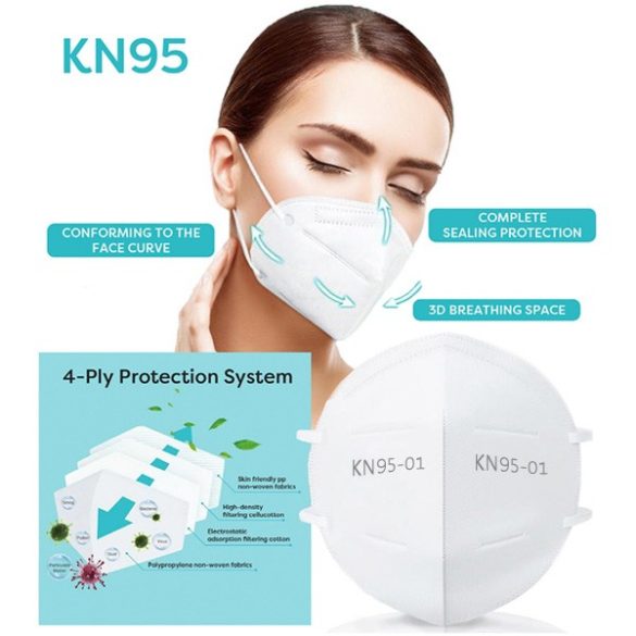 Részecskeszűrő védőmaszk - KN95ös egészségügyi arcmaszk