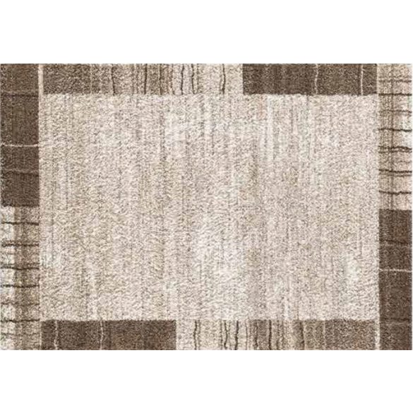 SH Parma 1806 / keretes mintázatú drapp-barna színű szőnyeg 120x170 cm - A KÉSZL