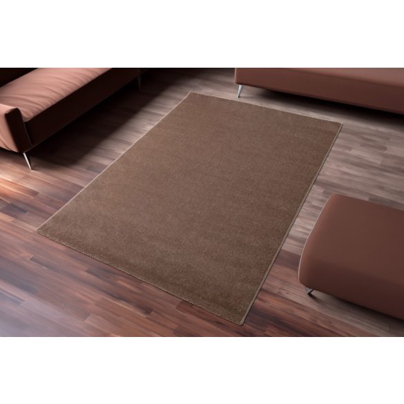 Egyszínű szőnyeg PC00A_FMA77 mogyoró barna 200x280 cm