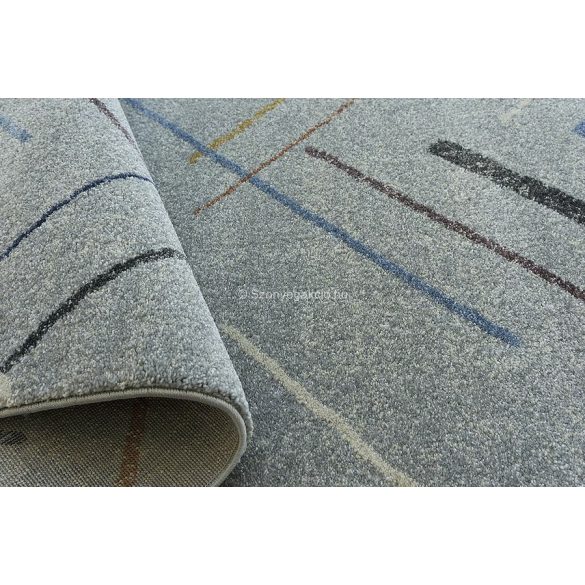 Pescara 1004 szürke vonalkás szőnyeg 140x190 cm