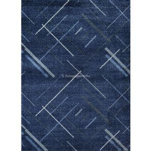 Pescara 1004 kék vonalkás szőnyeg  80x150 cm