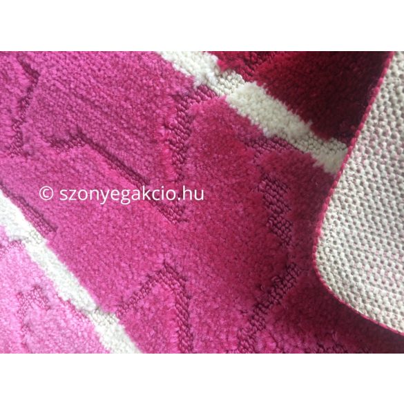 Fürdőszobaszőnyeg rózsaszín csillagos 60x100 cm
