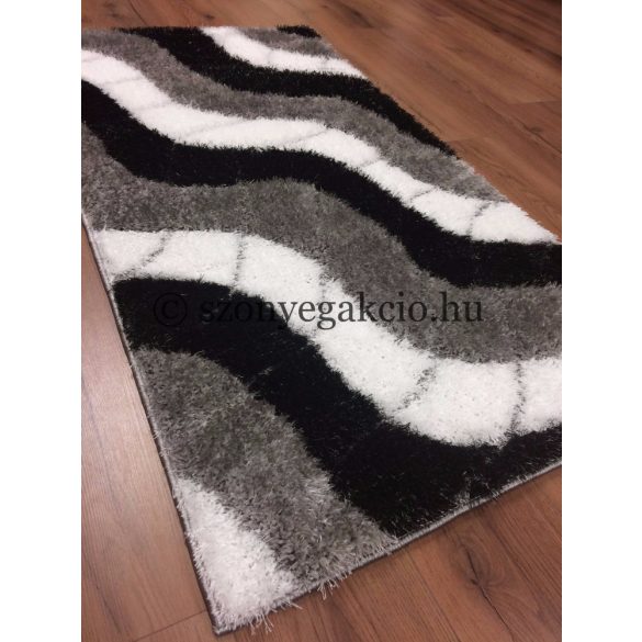Seher 3D 2616 Black-Grey szőnyeg 160x220 cm