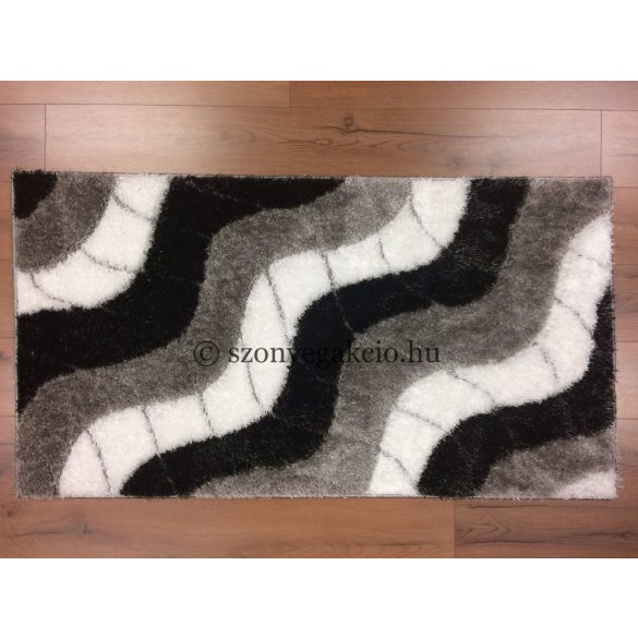 Seher 3D 2616 Black-Grey szőnyeg 160x220 cm