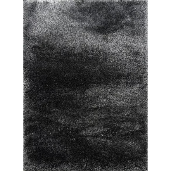 Seven soft 7901 fekete-szürke shaggy szőnyeg 120x180 cm