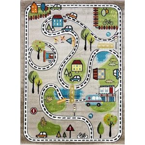 Smart Kids 22919 beige - Utcás bézs gyerekszőnyeg 120x180 cm