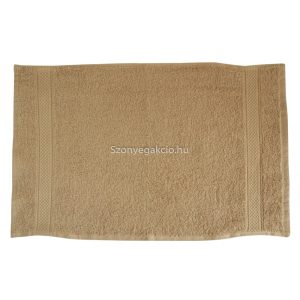 Törölköző 30x50 bordűrös drapp