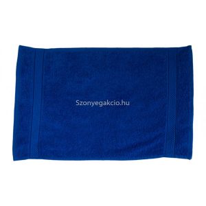 Törölköző 30x50 bordűrös királykék
