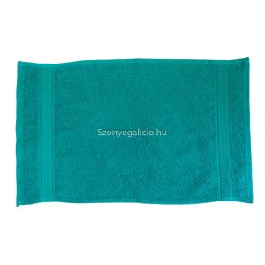 Törölköző 30x50 bordűrös petrol
