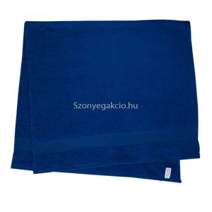 Törölköző 50x90 cm bordűrös kiralykék