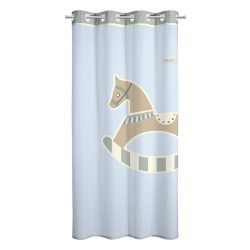 SC Függöny kék hintalovas 160x250 cm