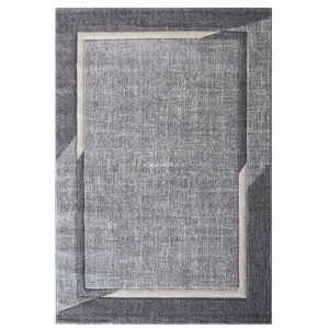 Trend 7430 krém-szürke keretes szőnyeg 160x230 cm