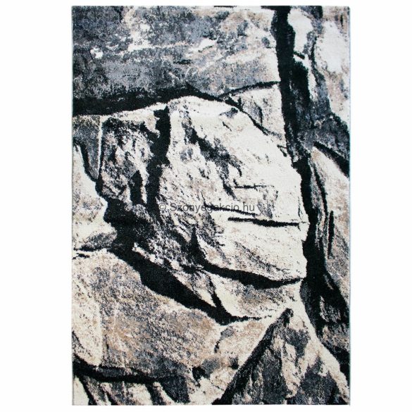 Tuana 7615 bézs-szürke szikla mintás szőnyeg  80x150 cm
