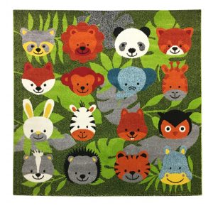 Trendy Kids Dzsungel lakói D230A_FMT58 gyerekszőnyeg 200x200 cm