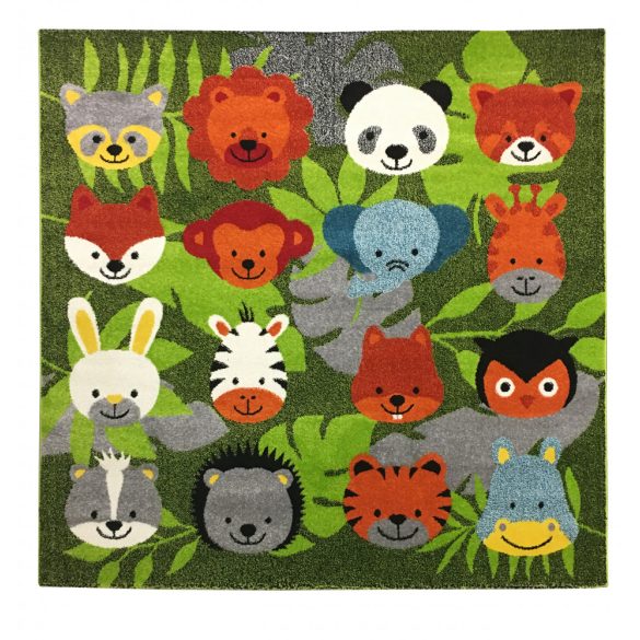 Trendy Kids Dzsungel lakói D230A_FMT58 gyerekszőnyeg 200x200 cm